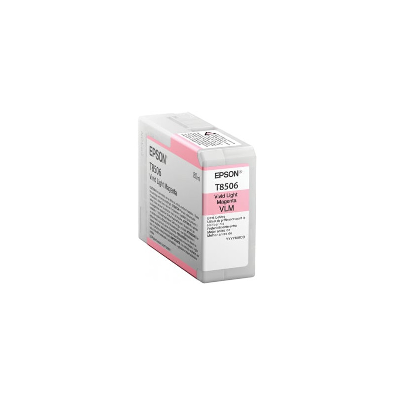 Cartuccia epson light magenta t 850 80 ml t 8506 [c13t850600]