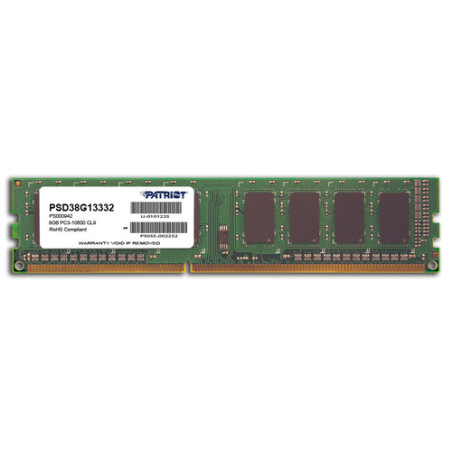 Ram dimm ddr3 8gb patriot psd38g13332 1333mhz cl9 [psd38g13332]