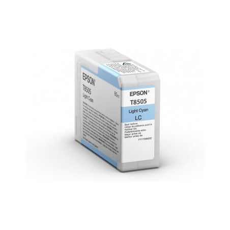 Cartuccia epson light ciano t 850 80 ml t 8505 [c13t850500]