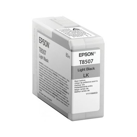 Cartuccia epson light nero t 850 80 ml t 8507 [c13t850700]