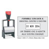Timbro datario colop personalizzabile 2660 37x58mm classic line [2660]