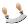 Mezzaluna calder inox con manico in legno [calder]