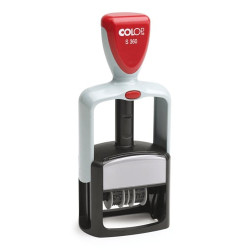Timbro datario colop personalizzabile s360 30x45mm [s360]