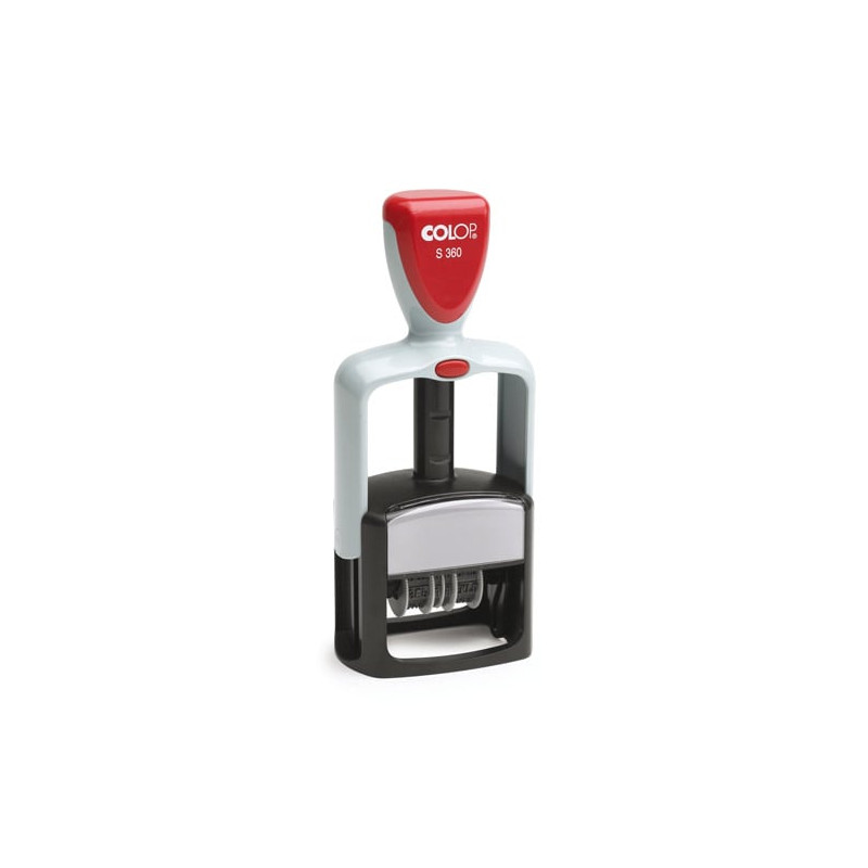 Timbro datario colop personalizzabile s360 30x45mm [s360]