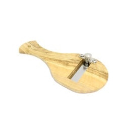 Tagliatartufi calder in legno di olivo, lama dentata [calder]