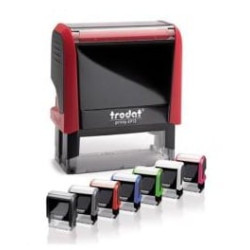 Timbro autoinchiostrante trodat printy 4913 eco rosso [tr3931r]