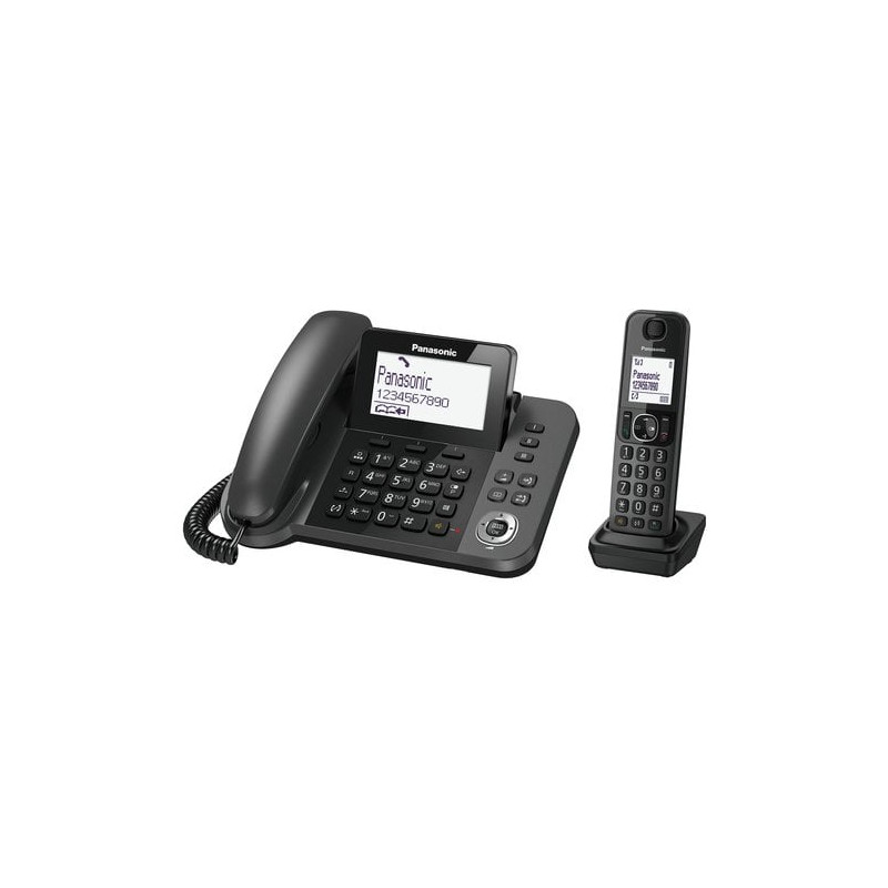 Cordless panasonic kx-tgf310exm nero [kx-tgf310exm]