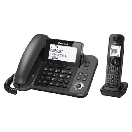 Cordless panasonic kx-tgf310exm nero [kx-tgf310exm]