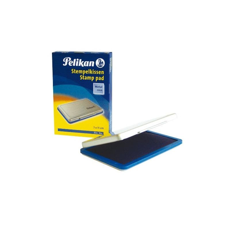 Cuscinetto per timbri pelikan blu 7x11cm [0beb13]