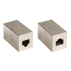 Adattatore di rete inline accoppiatore cavi lan cat.5e da rj45 femmina