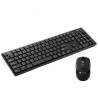 Kit tastiera e mouse techly standard wireless 2.4ghz nero