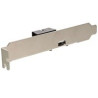 Staffa pci inline 1 porta usb 3.1 type c, 1x idc 19 pin femmina interna,