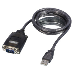 Convertitore lindy usb a seriale rs232 con com port retention [42686]