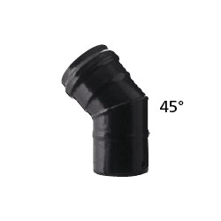 Gomito a 45 save fumisteria pn804 pellet