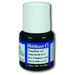 Inchiostro cuscinetti timbri pelikan nero per timbri in metallo con