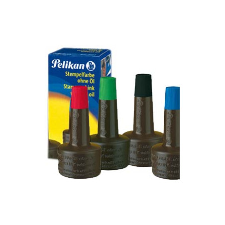 Inchiostro cuscinetti timbri pelikan rosso 4k senza olio 28ml per