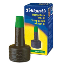 Inchiostro cuscinetti timbri pelikan verde 4k senza olio 28ml [obba29]