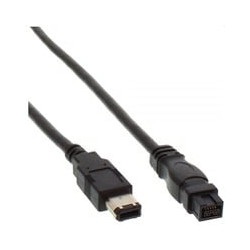 Cavo firewire inline ieee1394, 6pin maschio a 9pin maschio, 800mbit/s,