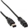 Cavo firewire inline ieee1394, 6pin maschio a 9pin maschio, 800mbit/s,