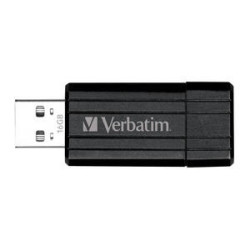 Pen drive 16gb verbatim store'n' go pinstripe nera [49063]