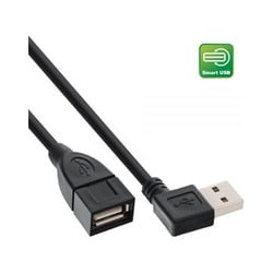 Prolunga usb inline smart usb 2.0 type a maschio angolato a type