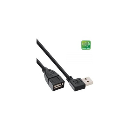 Prolunga usb inline smart usb 2.0 type a maschio angolato a type