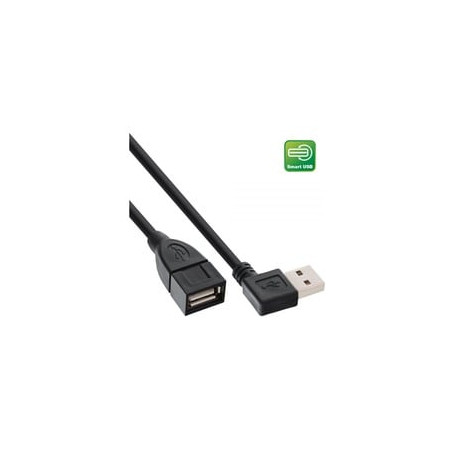 Prolunga usb inline smart usb 2.0 type a maschio angolato a type
