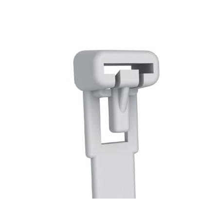 Fascette fermacavi techly con linguetta 250x7,6mm in nylon 100pz