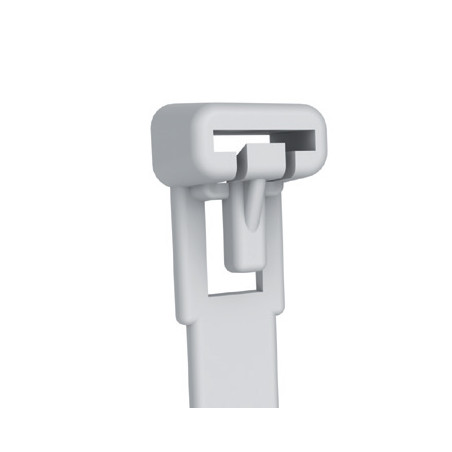 Fascette fermacavi techly con linguetta 300x7,6mm in nylon 100pz