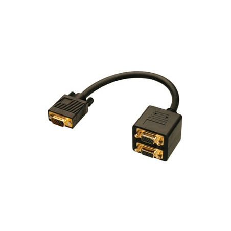 Adattatore lindy splitter vga, 2 porte [41214]