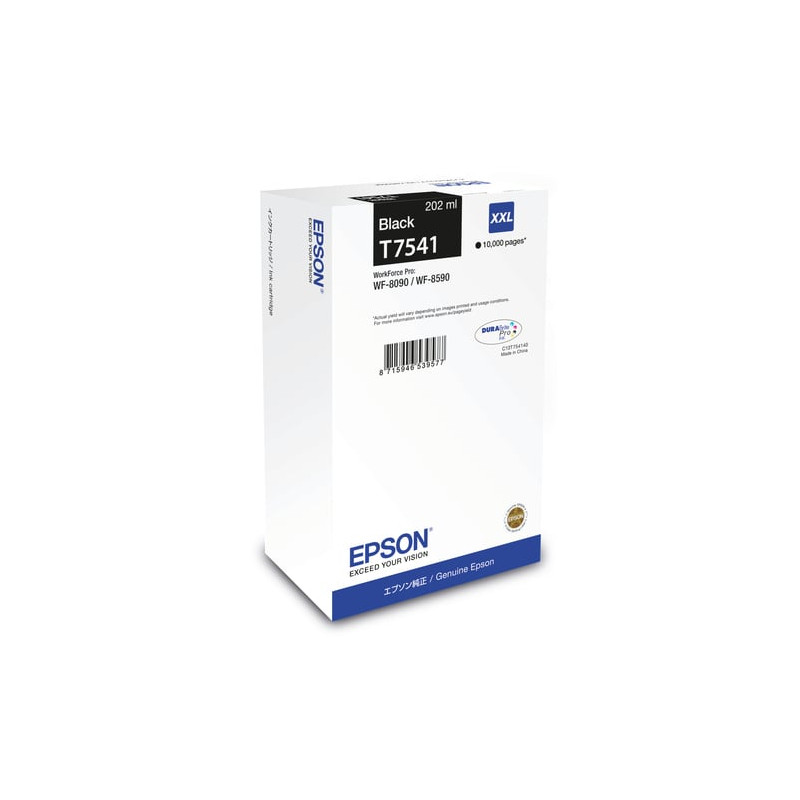 Cartuccia epson nero xxl per wf-8090 wf-8590 [c13t754140]