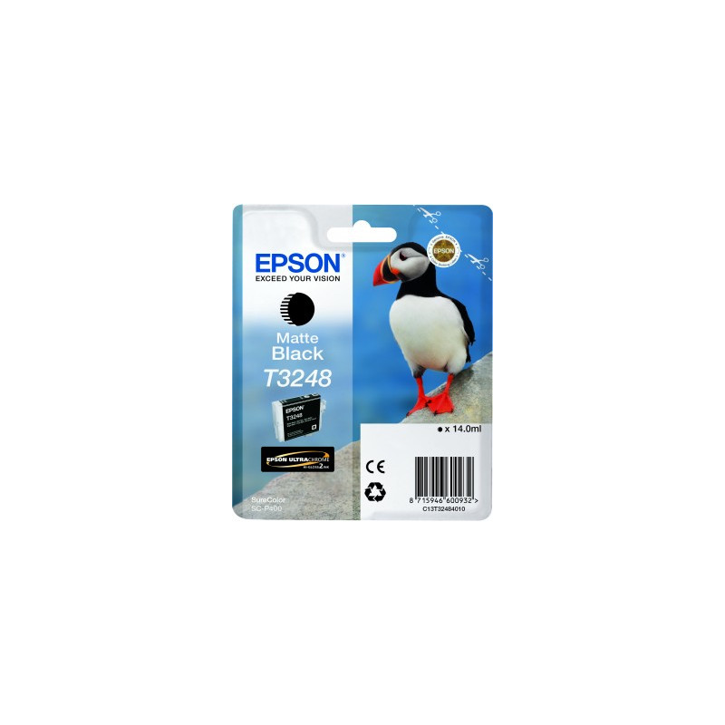 Cartuccia epson matte black t 324 t 3248 [c13t32484010]