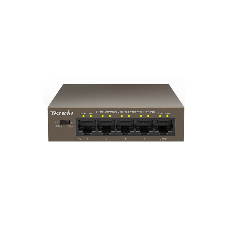 Switch tenda 5 porte lan 10/100 (4 porte poe) [i-swhub tef1105p]