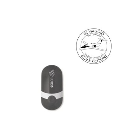 Tampone timbri colop e/pocketstamp r40 nero [e.pocket r40n]