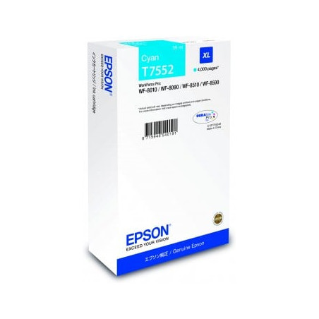 Cartuccia epson xl ciano t 755 t 7552 [c13t755240]