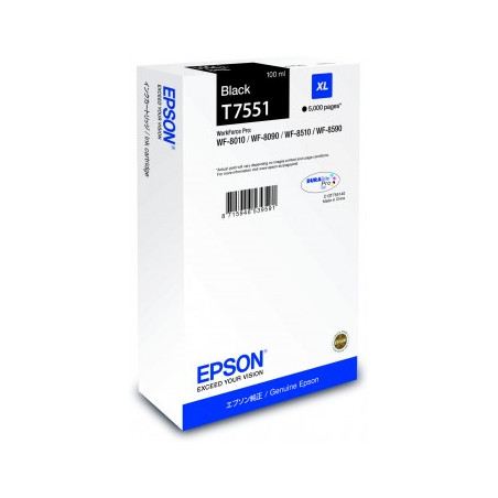 Cartuccia epson xl nero t 755 t 7551 [c13t755140]