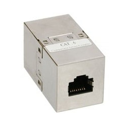 Accoppiatore cavi lan inline cat.6 da rj45 femmina a rj45 femmina