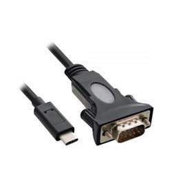 Convertitore usb inline 2.0 type c - seriale rs232 sub-d