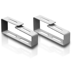 Passacavi per armadi intellinet rack 19" anello largo grigio