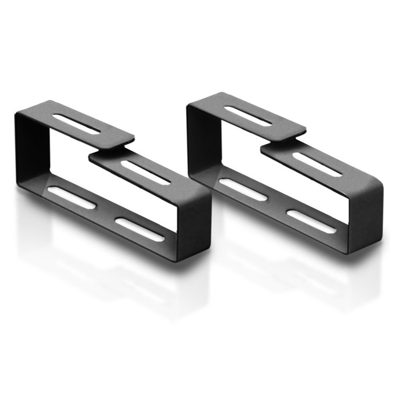 Passacavi per armadi intellinet rack 19" anello largo nero