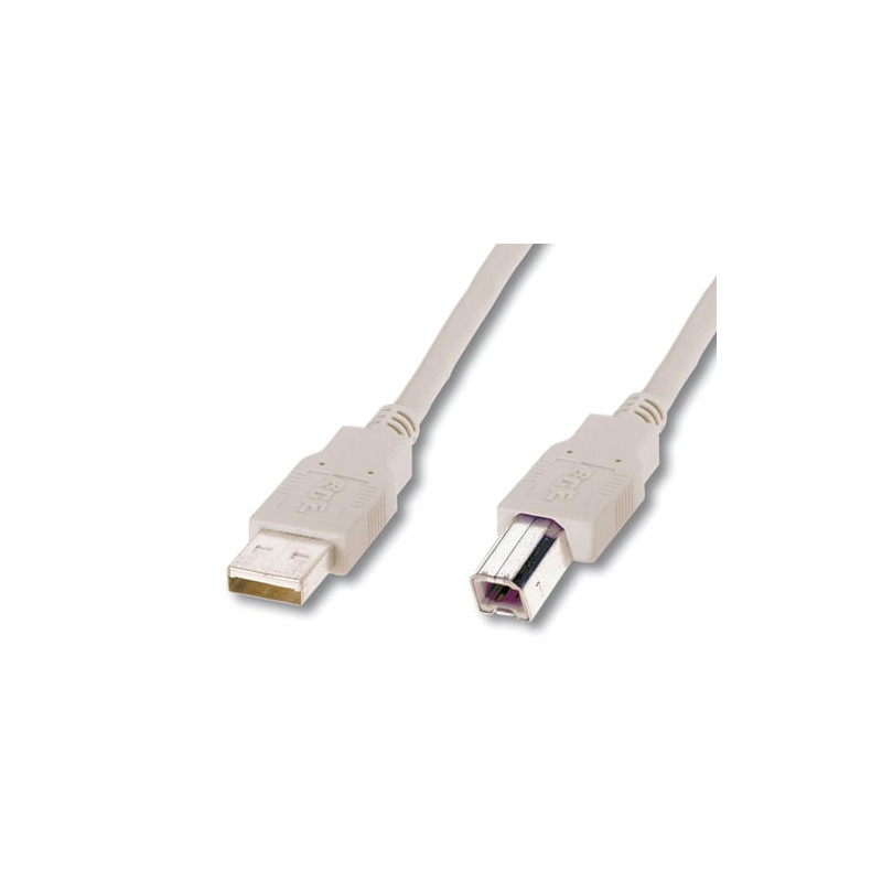 Cavo usb 2.0 digitus connettori a-b 5 mt [ak6725b]