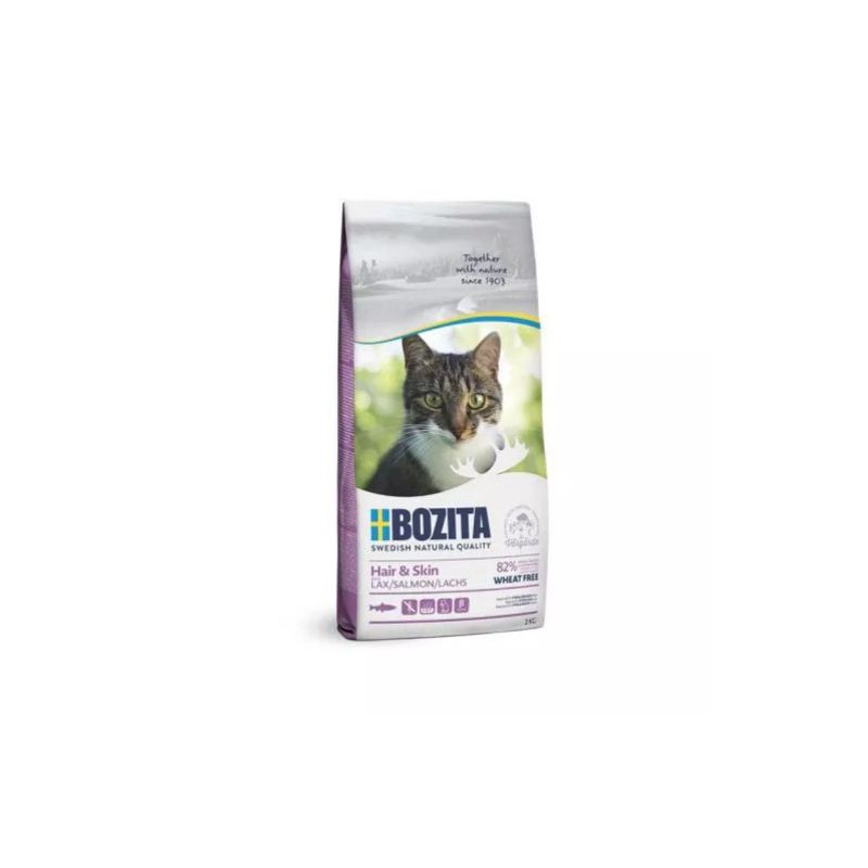 mangime bozita hair & skin wheat free cibo completo per gatti
