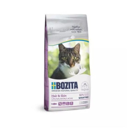mangime bozita hair & skin wheat free cibo completo per gatti