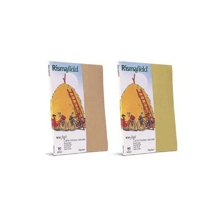 Carta in risma colorata favini 100 fogli a4 90gr riciclata nocciola