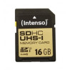 16gb scheda sd intenso uhs-i (45 mb/s, classe 10 ) [3421470]