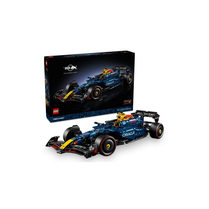 gioco da costruzione lego technic auto da corsa oracle red bull racing
