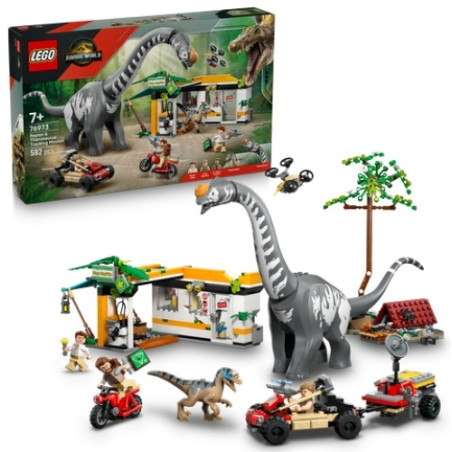 gioco da costruzione lego missione sulle tracce di raptor e titanosauro