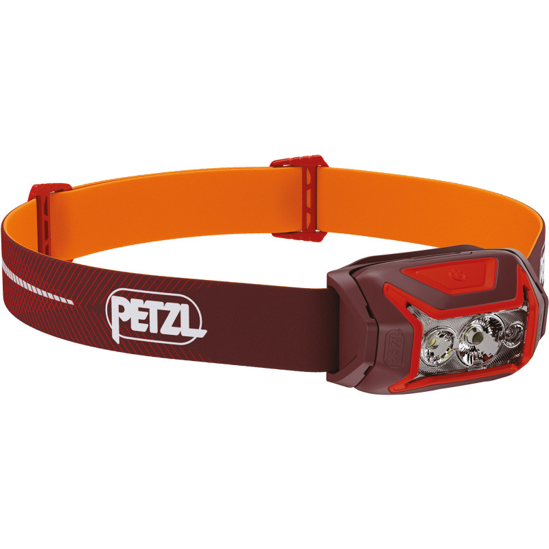 lampada frontale petzl actik core e065ab02 rosso [e065ab02]