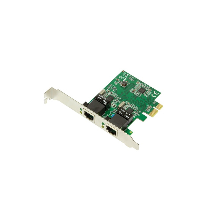 Scheda pci logilink 2 porte gigabit lan [pc0075]