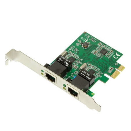 Scheda pci logilink 2 porte gigabit lan [pc0075]